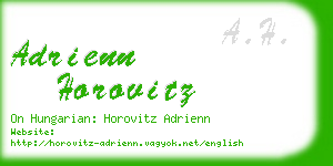 adrienn horovitz business card